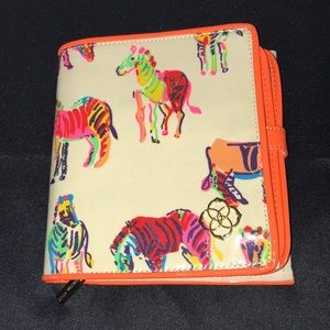 Kendra Scott Zebra Print Jewelry Travel Bag, NWOT